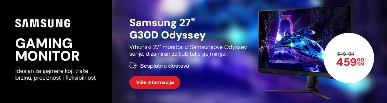 27 inch Samsung G30D Odyssey Gaming monitor