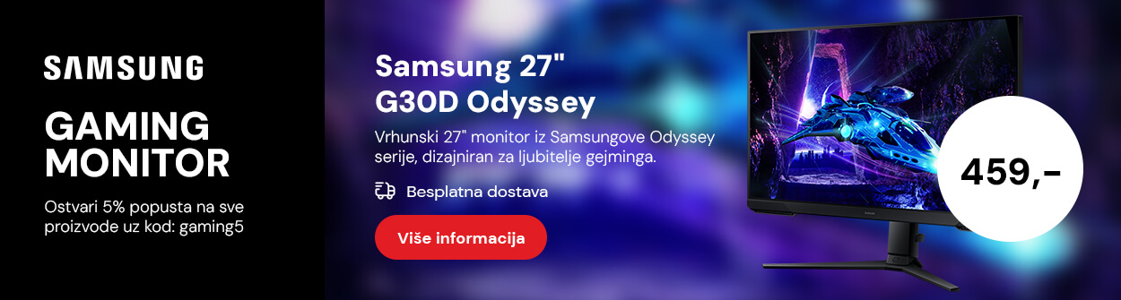 27 inch Samsung G30D Odyssey Gaming monitor