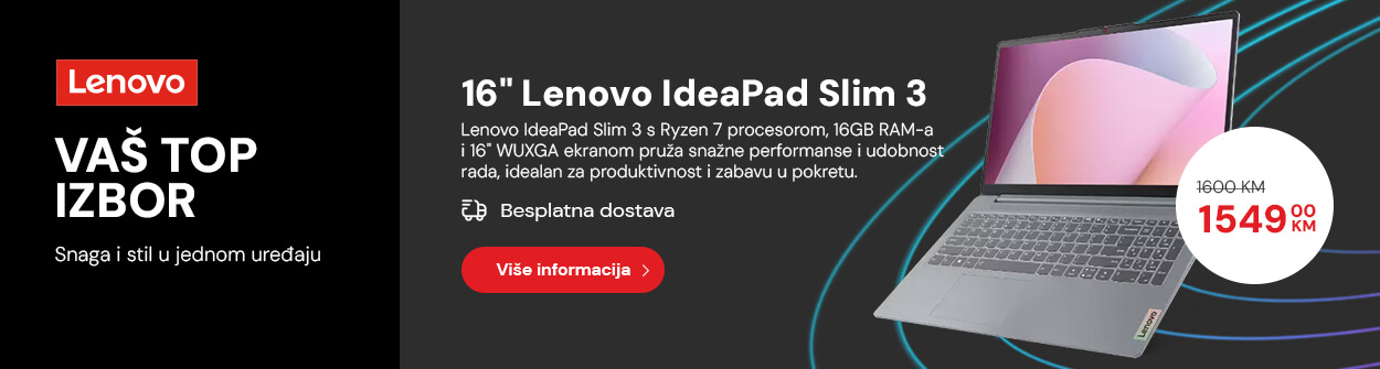 16 inch Lenovo IdeaPad Slim 3 16ABR8