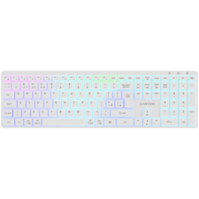Canyon Bežična Tastatura RGB Dual Mode Bijela