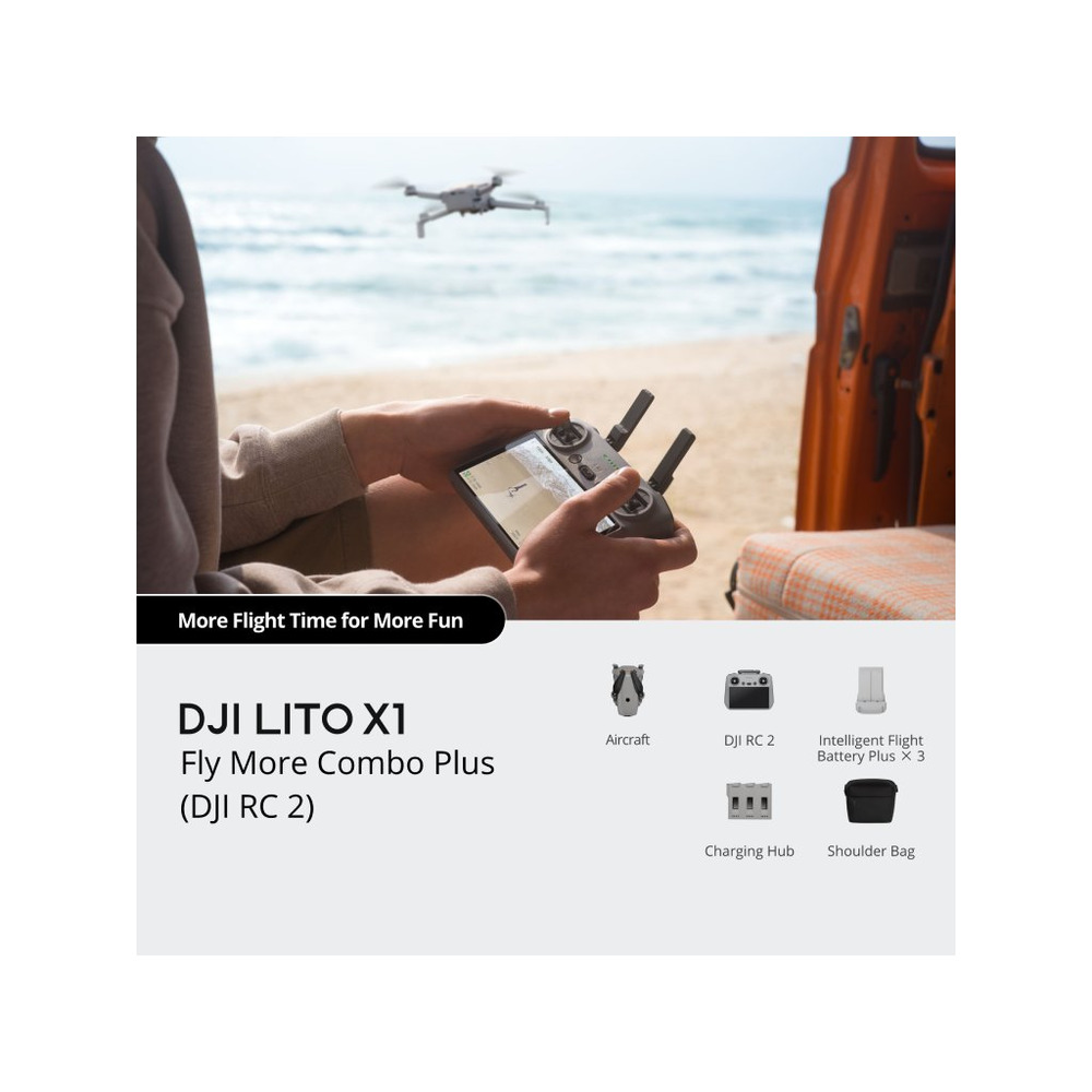 DJI Lito X1 Fly More Combo Plus sa DJI RC 2