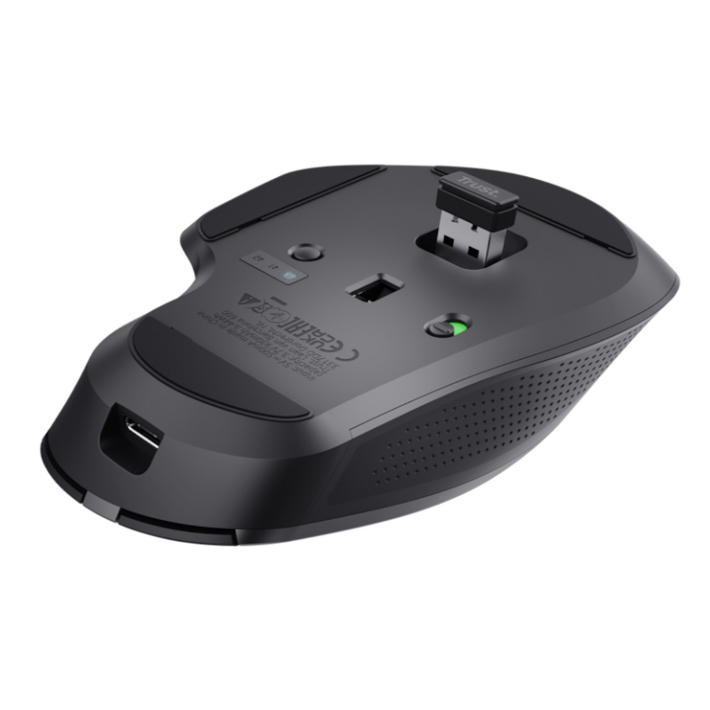 Trust OZAA+ Multi connectwireless miš, 800-3200 dpi,optički senzor, 3 načina konekcije