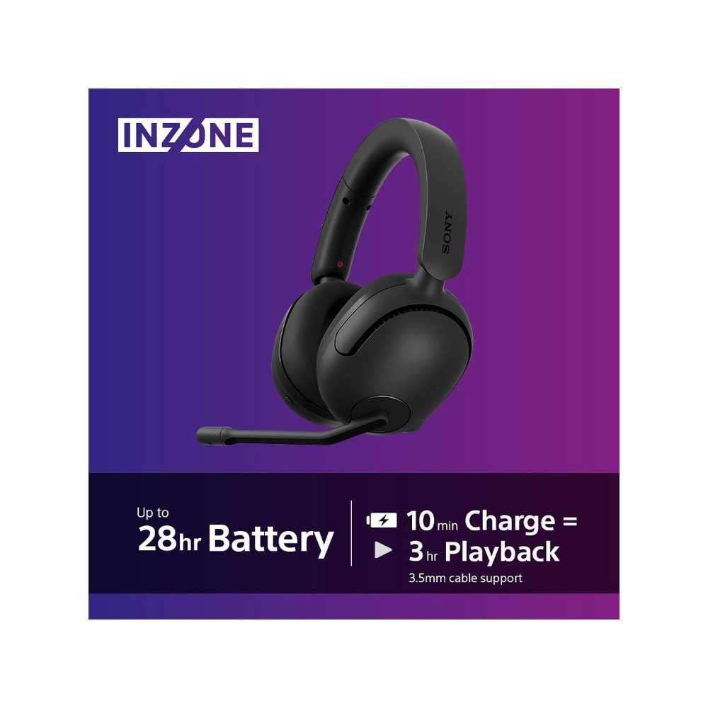 Sony gaming slušalic INZONE H5bežične slušalice BT; mikrofon360 Spatial Sound za Gaming 28h baterija