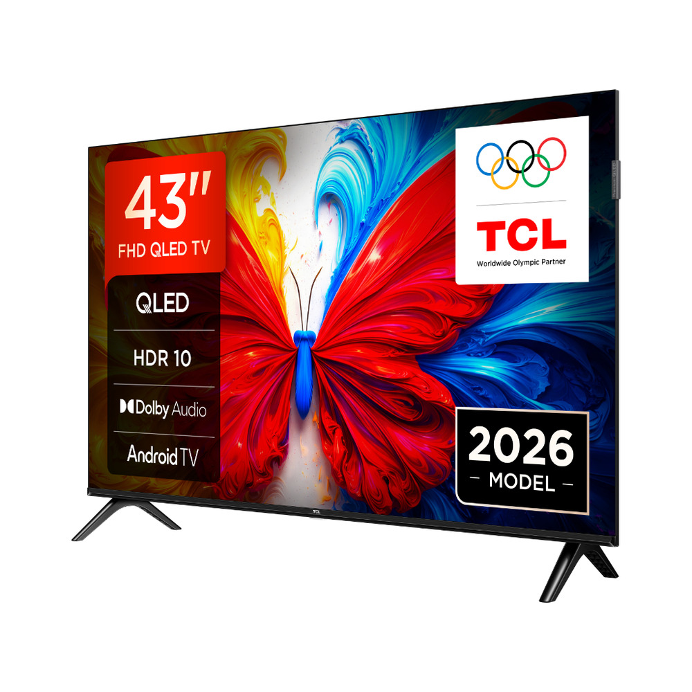 TCL 43"S5L FHD QLED Android TV60Hz, 300 nits