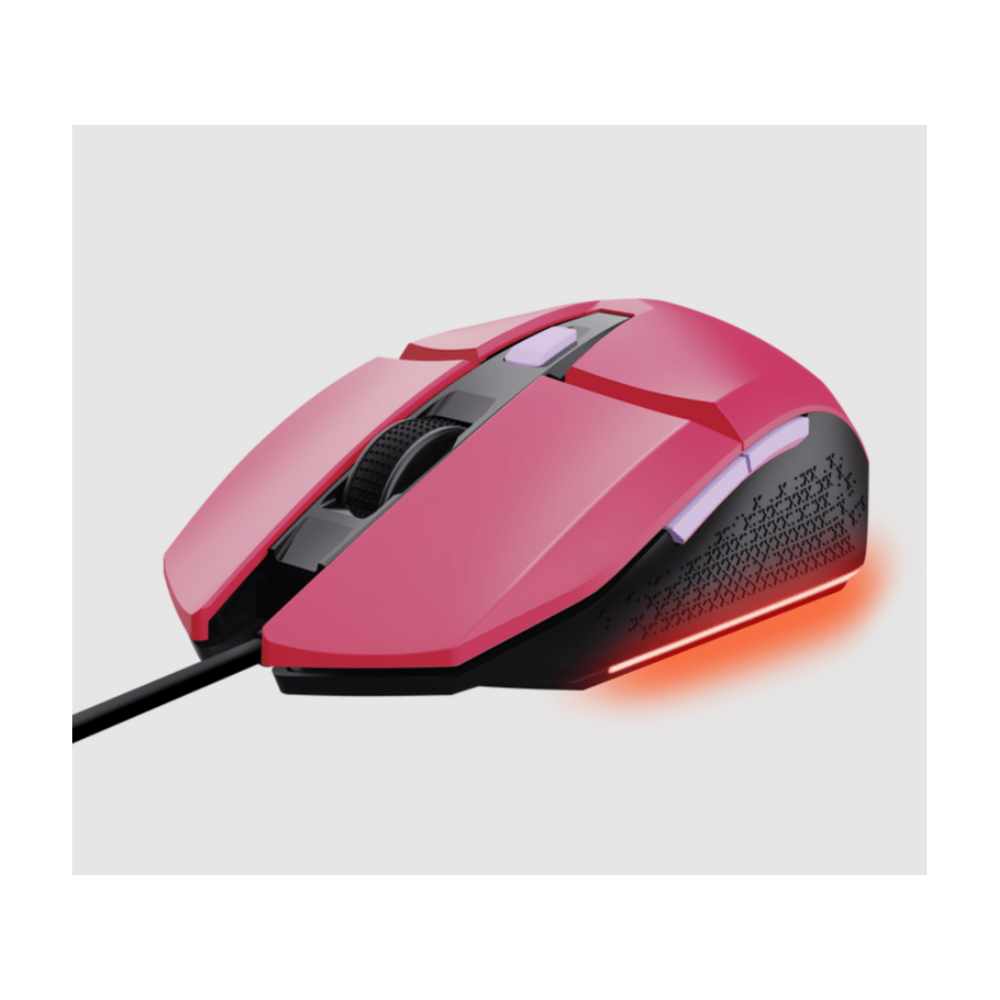 Trust GXT109B Felox gaming miš, žičani, pink