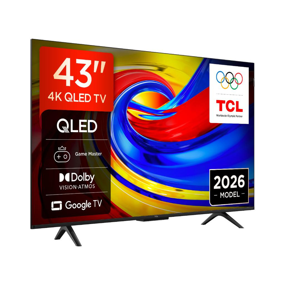 TCL 43"P7L 4K QLED Google TV60Hz, VRR, Dolby Armos;Dolby Vision, 400 nits