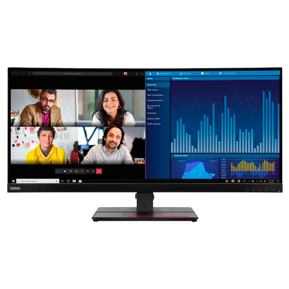 34" Lenovo ThinkVision P34w-20 Curved