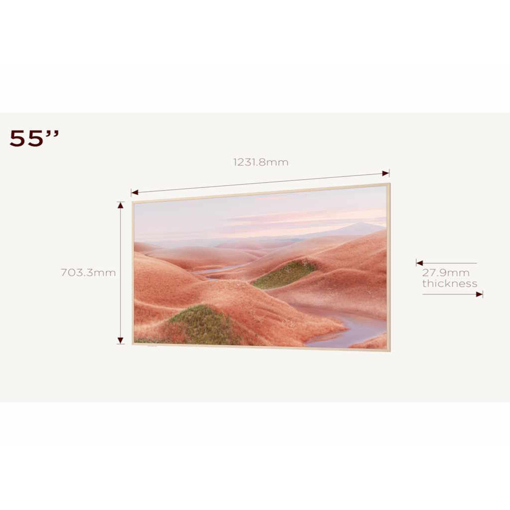 TCL 55"A300W NXTVISION 4K QLEDGoogle OS; 144Hz ART TV;Dolby Atmos; Ambient mode; HDMI 2.1