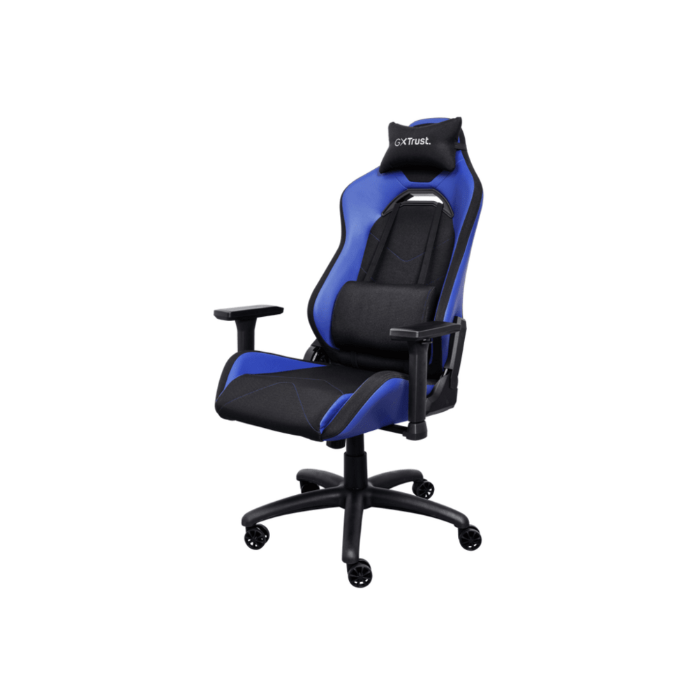 Trust GXT 714B gaming stolica RUYA, plava, udobna, podesiva ergonomska, eko materijal