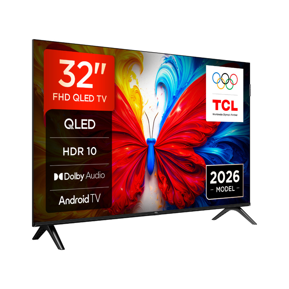 TCL 32"S5L FHD QLED Android TV60Hz, 300 nits