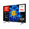 TCL 55"P8L 4K QLED Google TV;QD-Mini LED Dimming 144Hz(288Hz FHD), D.Atmos, D.Vision 450 nits