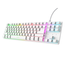 Trust GXT833 THADO Bijela TKL Gaming Tastatura