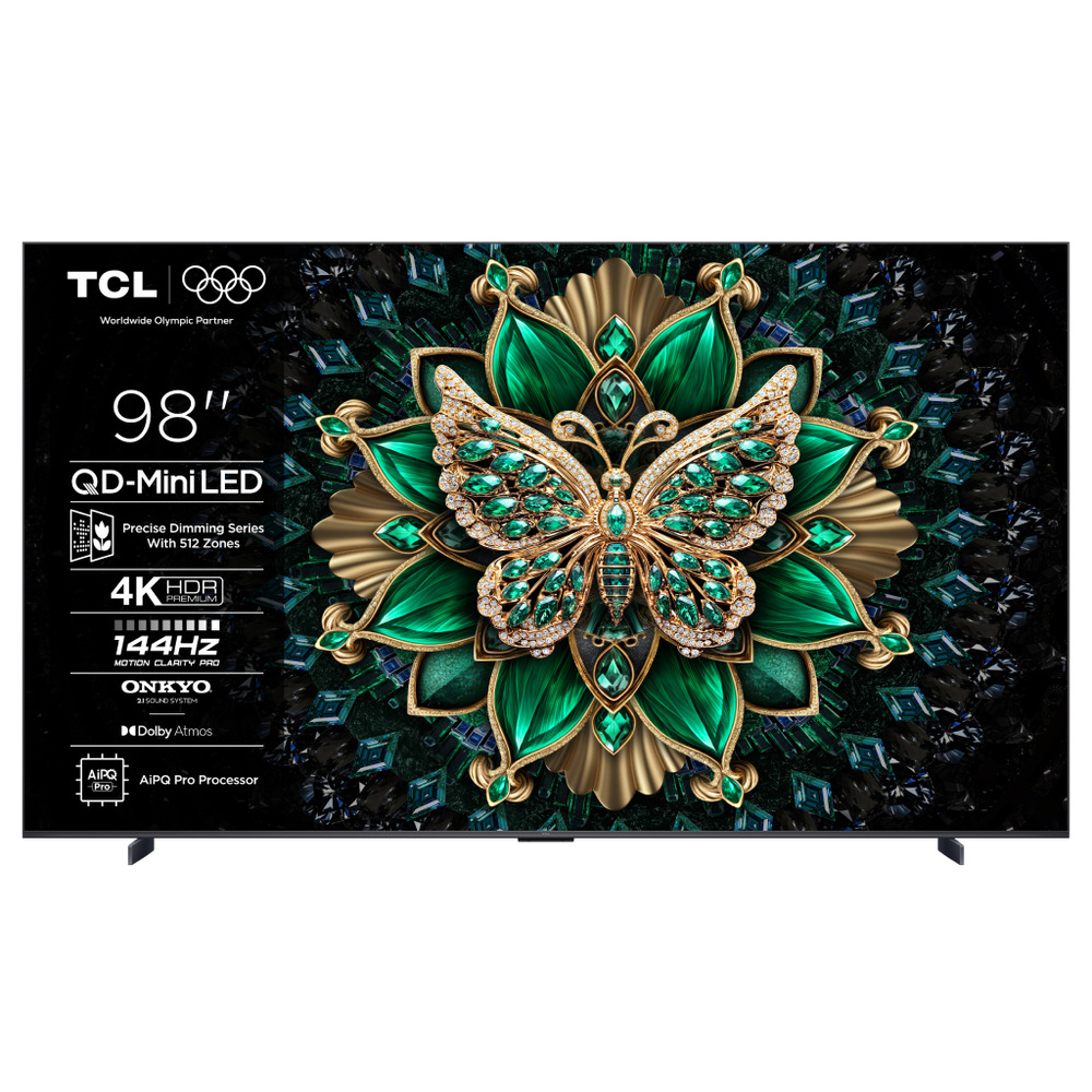 TCL 98"C6K 4K QD-Mini LED TV144Hz Google TV; Game Master;Dolby Atmos; Onkyo 2.1; HDR Premium;