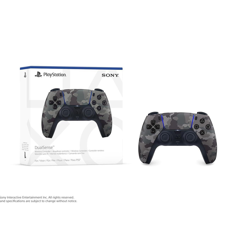 PS5 Wireless Controller GreyDualsense Gray Camouflage