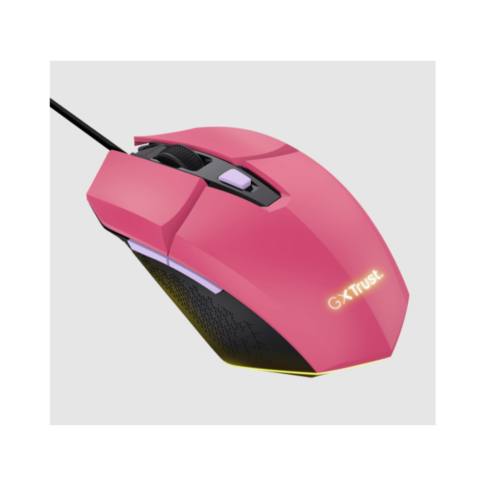 Trust GXT109B Felox gaming miš, žičani, pink