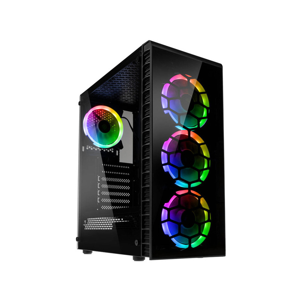 Kolink Observatory Lite ARGB ATX, Mid-tower, TG, 4x120mm ARGB Fans, RGB Controller