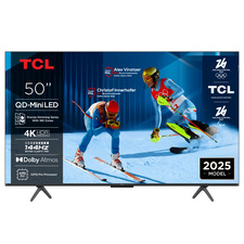 50" TCL C6K 4K QD-Mini LED TV s Google TV i 144Hz