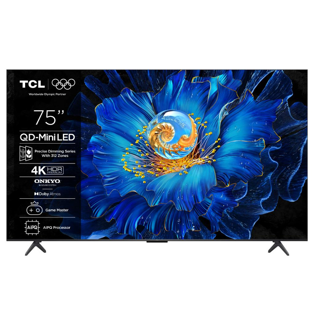 TCL 75"C6KS 4K QD-Mini LED TV60Hz Google TV; Game Master;Dolby Atmos; Onkyo 2.1; HDR Premium;