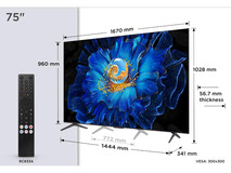 75" TCL QD-Mini LED 4K Google TV