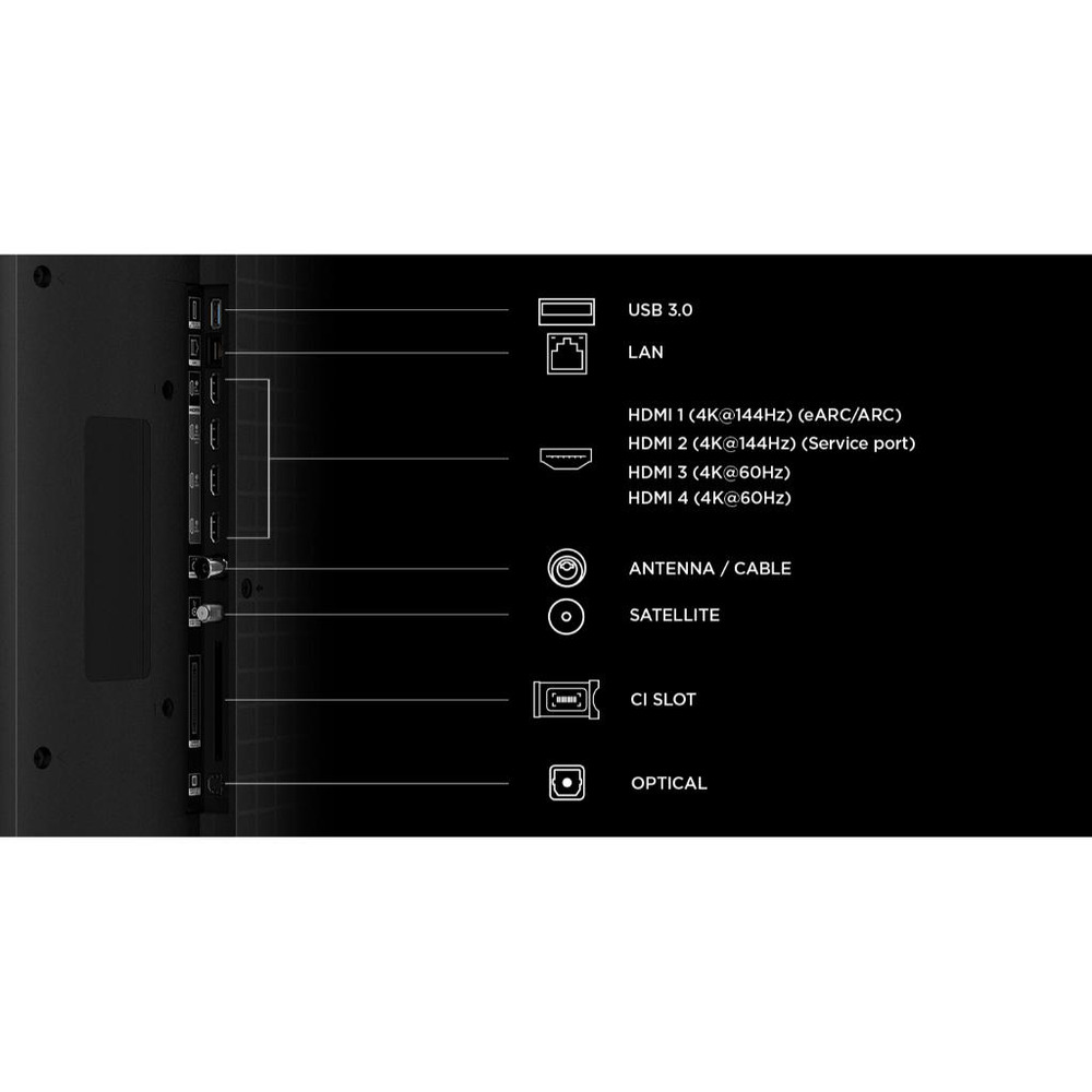 TCL 55"C7L 4K SQD-Mini LED;UHD 144Hz/288Hz FHD Google TV;B&O, 800 zones, 2700 nits