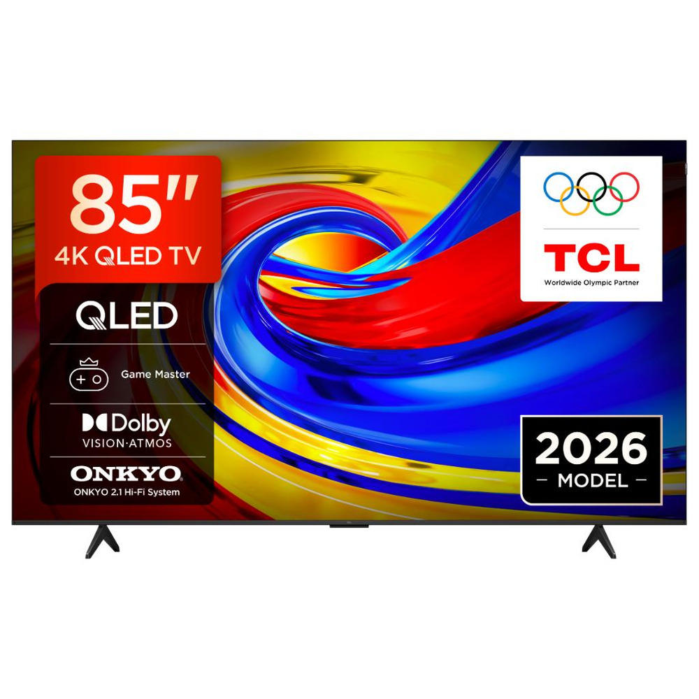 TCL 85"P7L 4K QLED Google TV;60Hz, VRR, Dolby Atmos;Dolby Vision, 450 nits; Onkyo 2.1ch