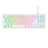 Trust GXT833 THADO tastatura, žičana, bijela, TKL, gaming