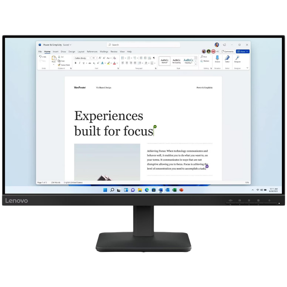 23.8" Lenovo L24-4e IPS Monitor