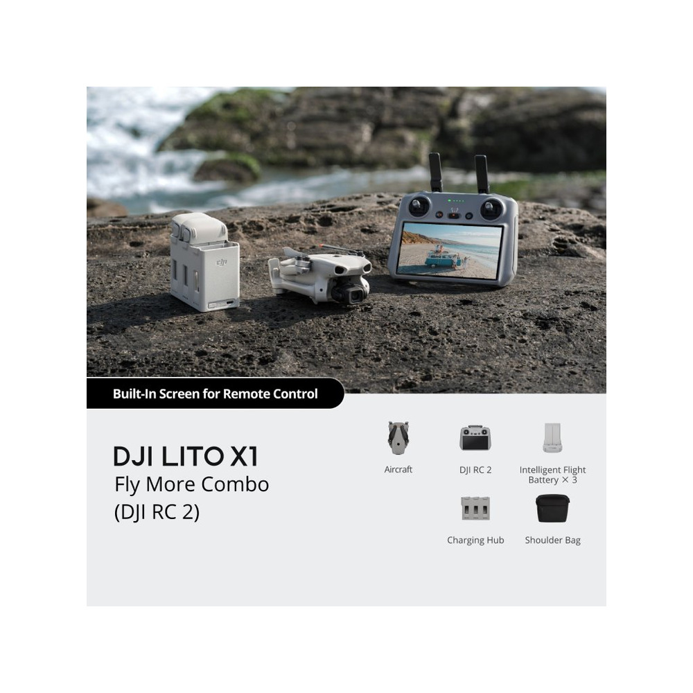 DJI Lito X1 Fly More Combo sa DJI RC 2 kontrolerom