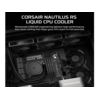 CORSAIR NAUTILUS 360 RS AIO Liquid CPU Cooler, 1851, 1700 AM5, AM4