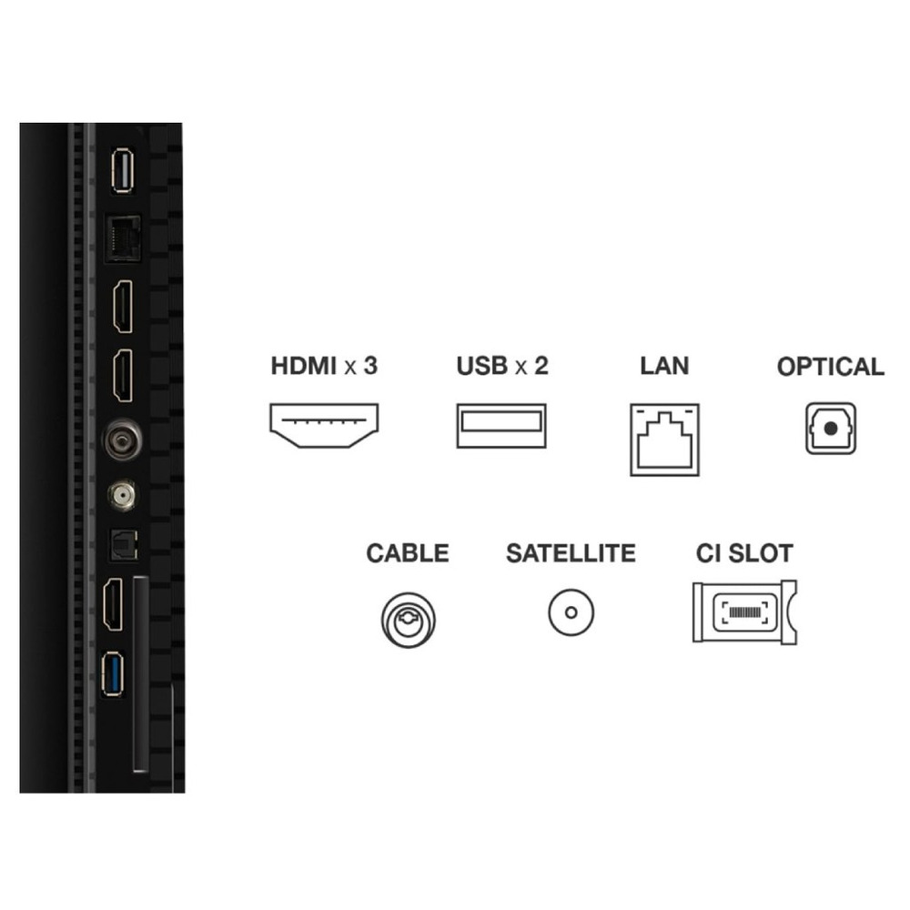 TCL 65"P7K 4K QLED TV 60HzGoogle TV; HDR multi-format;HVA Panel; Game Master; Dolby Atmos;