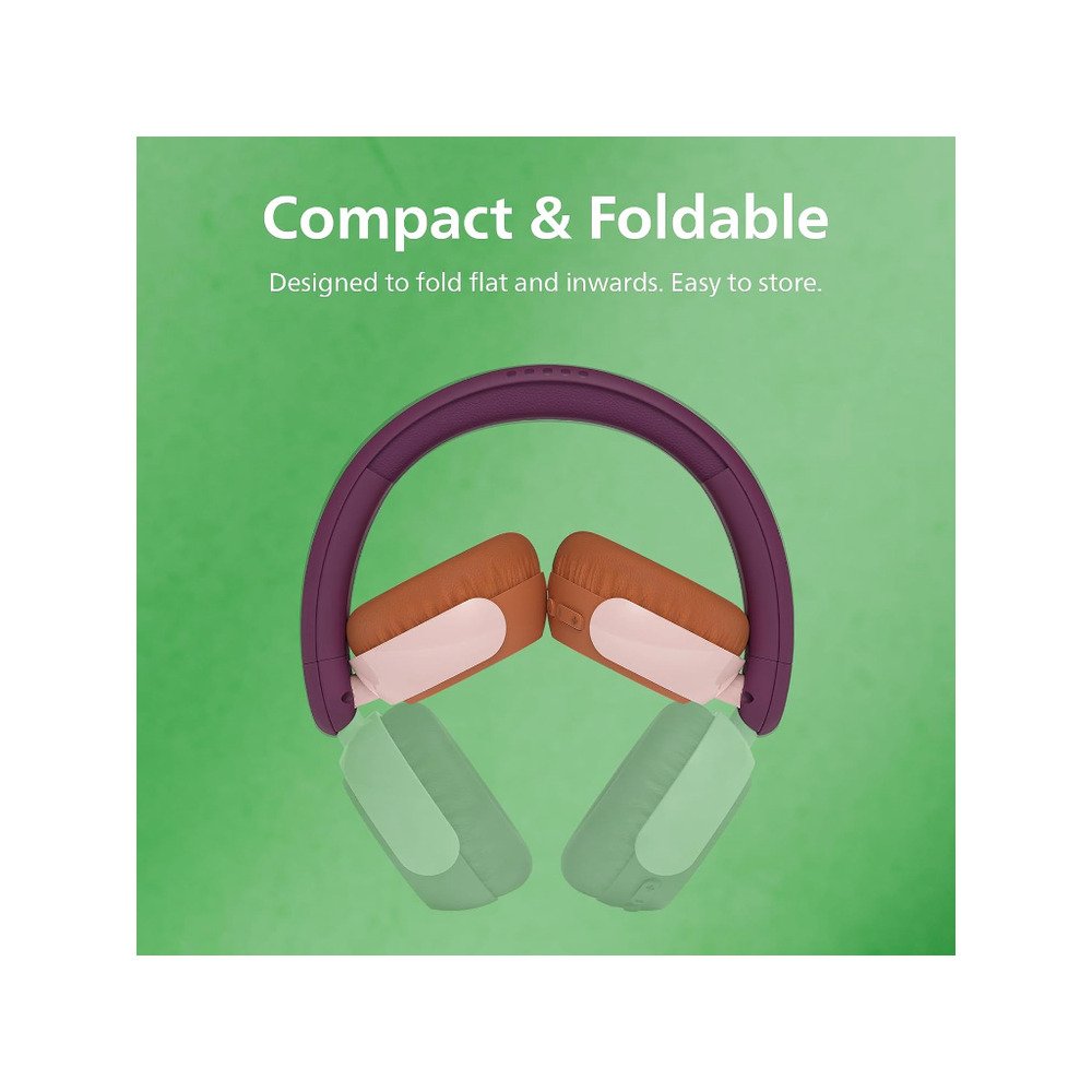 Philips TAK4200 djecije slusBT; LED svjetla; do 45h bateribezicno dijeljenje zvuka; aplikacija