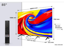 85" TCL P7L 4K QLED Google Onkyo