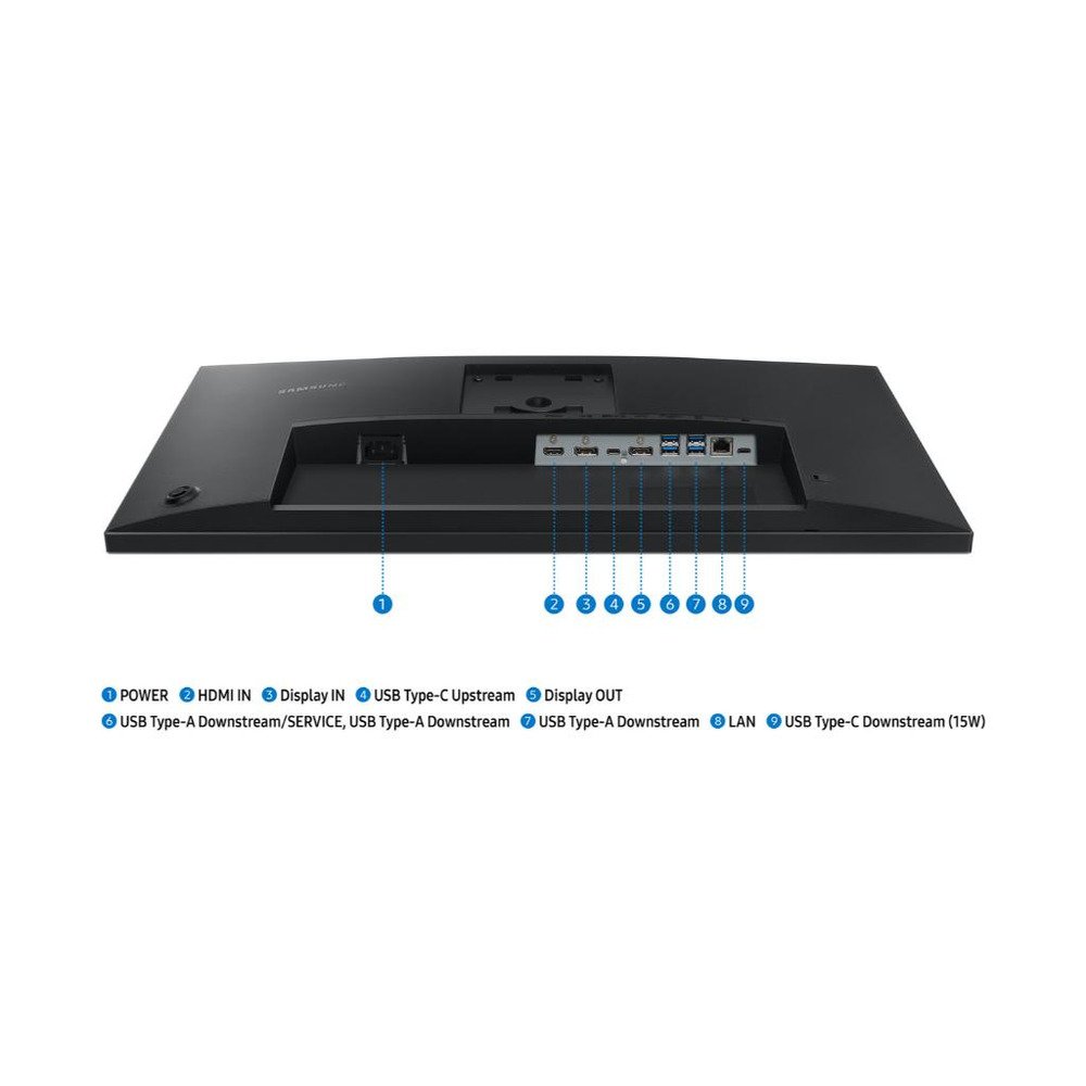 Samsung monitor S43UF 27"FHD, IPS, DP, HDMI, Type-C90W, 1000:1, 100Hz, 5ms, 300cd