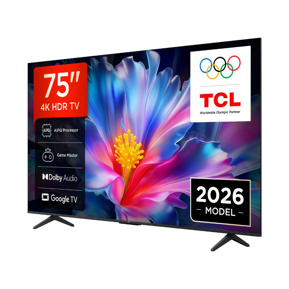 TCL 75"P6L 4K UHD Google TV;60Hz, VRR, 330 nits