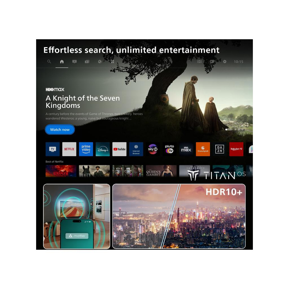Philips 55''PUS7001 4K Titanzvuk 20W; HDMI 2.1;panel 60HZ; Pixel Precise Ultra HD