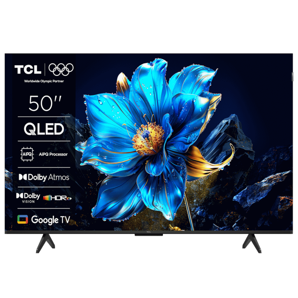 TCL 50" QLED 4K TV s Google TV i Dolby Atmos