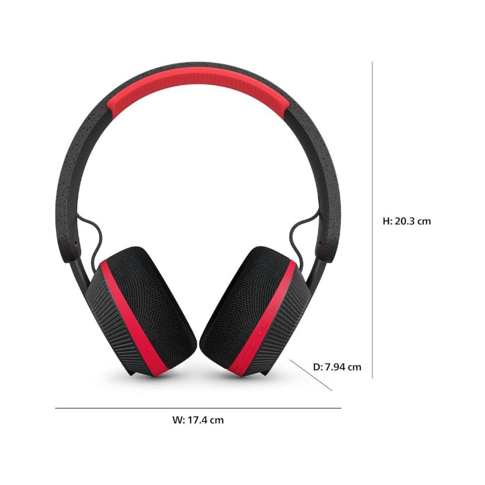 Philips TAA6219BK BT slušalSolarno napajane; perivijastučići za uši; baterije od 80 sat