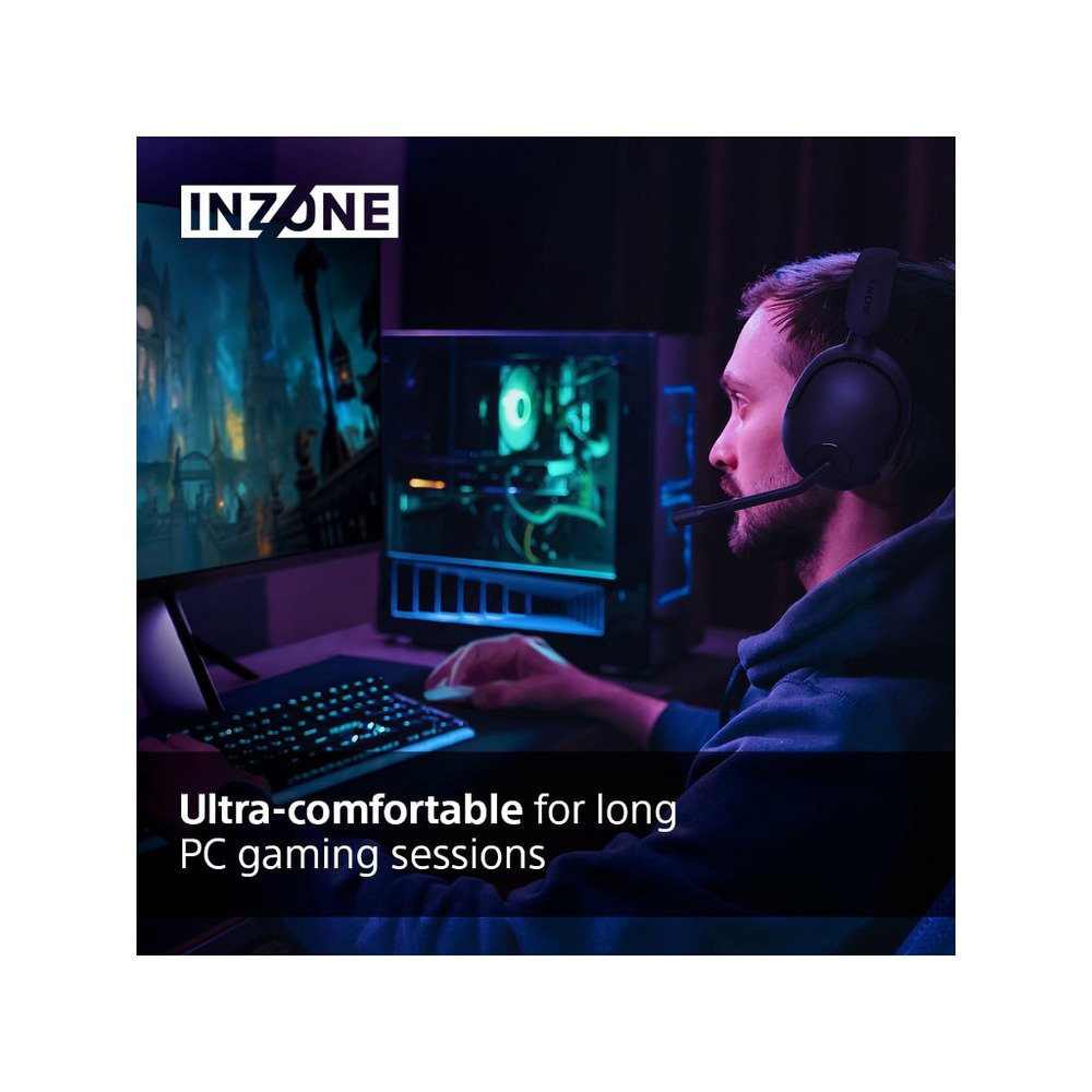 Sony gaming slušalic INZONE H5bežične slušalice BT; mikrofon360 Spatial Sound za Gaming 28h baterija