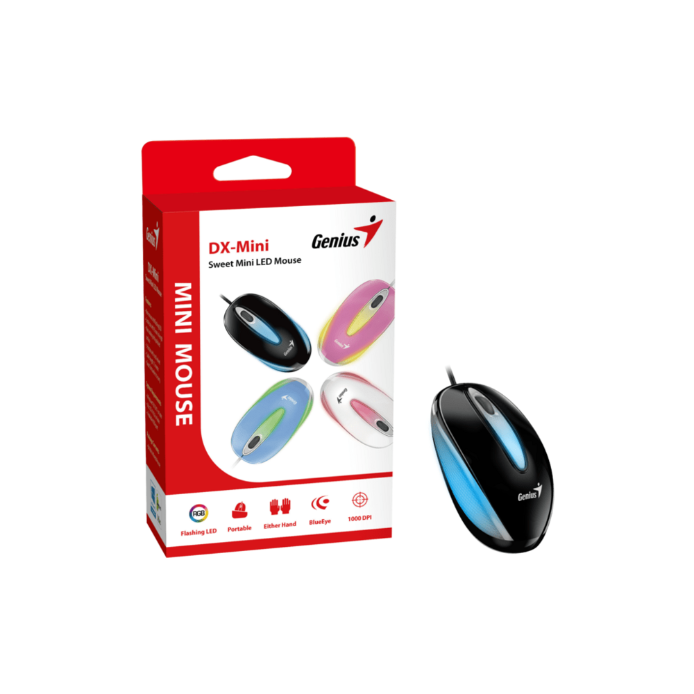 Genius DX-Mini USB LED miš, 1000 DPI