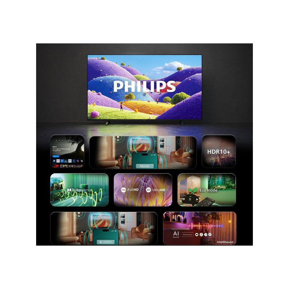 Philips 55''PUS7001 4K Titanzvuk 20W; HDMI 2.1;panel 60HZ; Pixel Precise Ultra HD