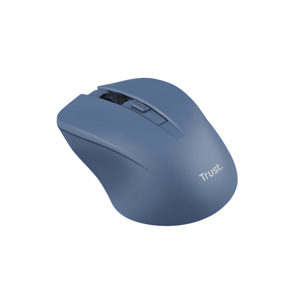 Trust Mydo silent wireless miš wireless plavi, DPI 1000-1800 obje ruke, 4 tipki, tihi