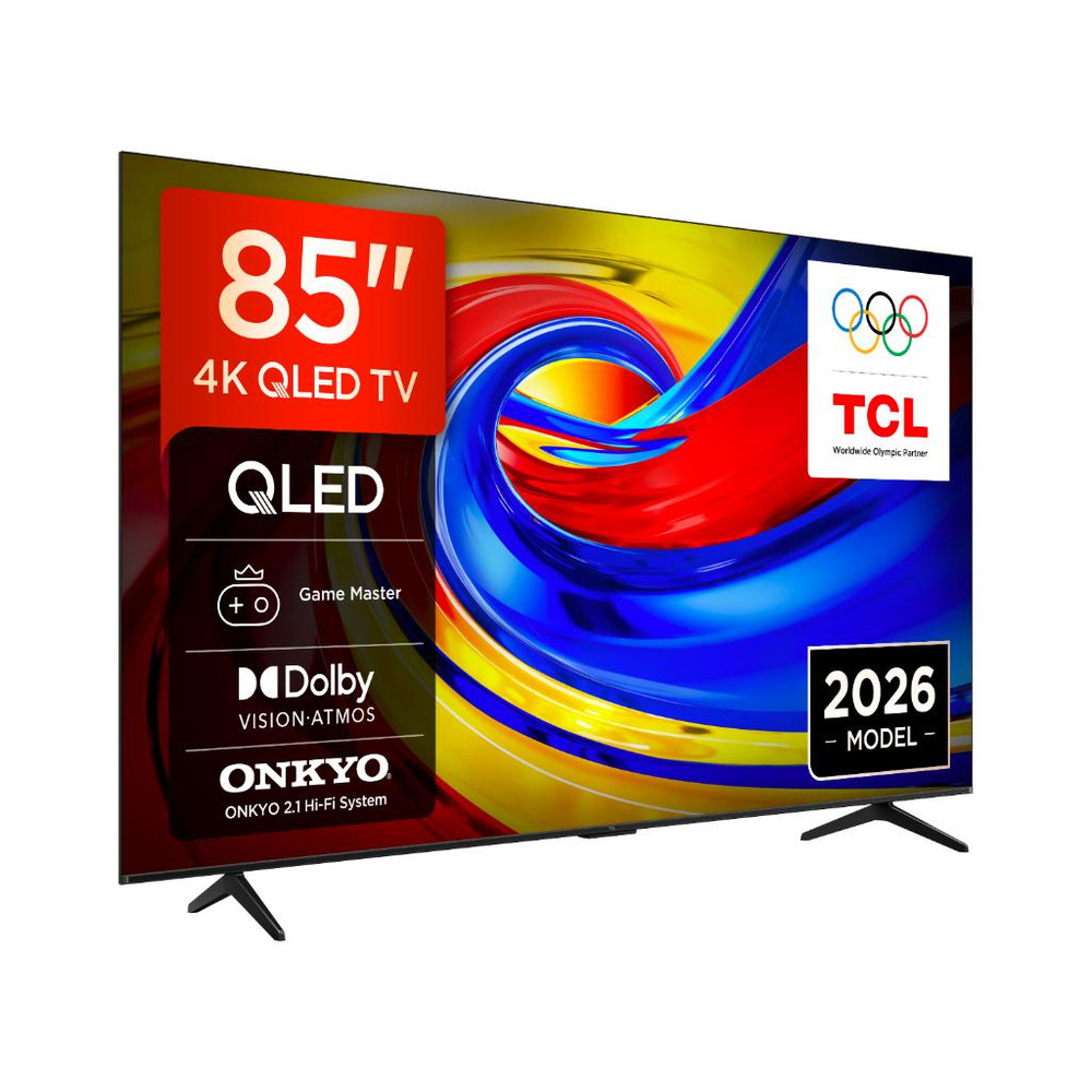 TCL 85"P7L 4K QLED Google TV;60Hz, VRR, Dolby Atmos;Dolby Vision, 450 nits; Onkyo 2.1ch