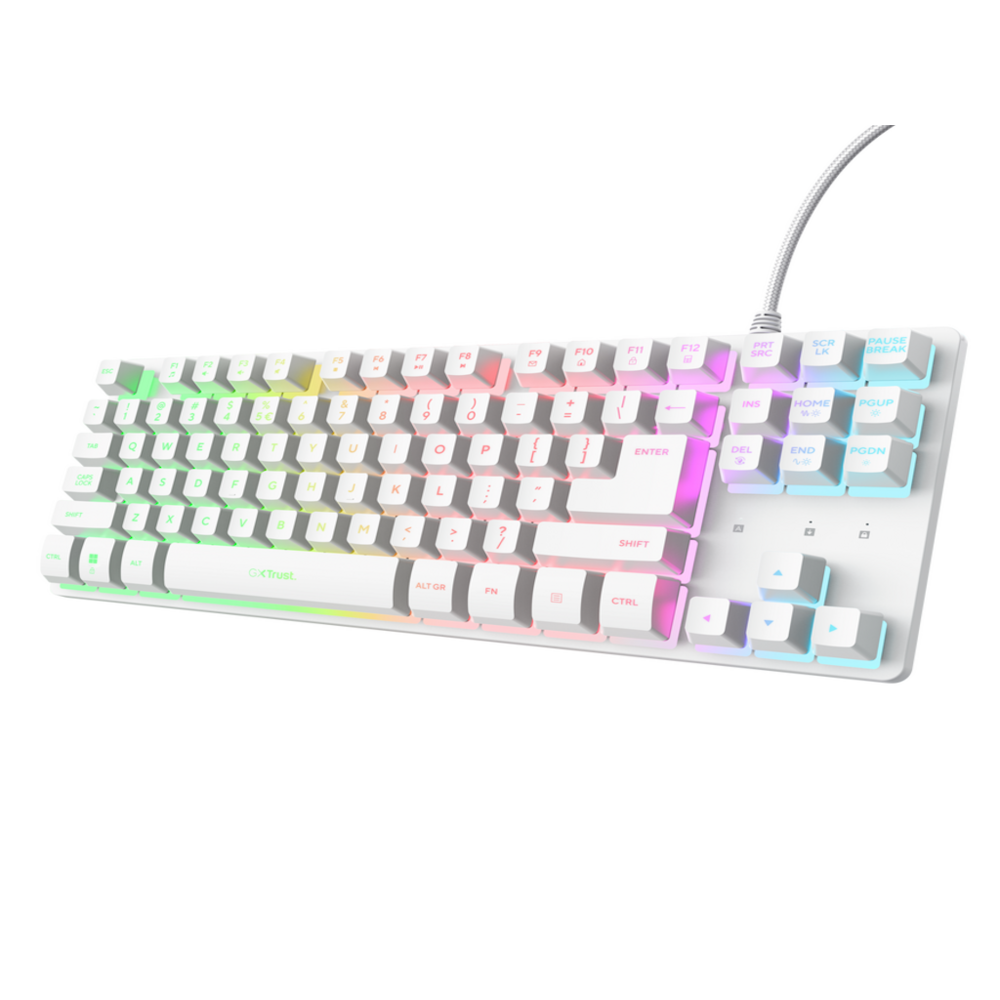 Trust GXT833 THADO Bijela TKL Gaming Tastatura