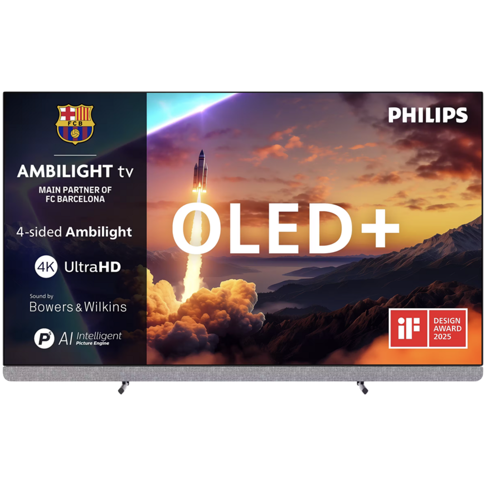 55" Philips OLED+ 4K TV sa Ambilight i Bowers & Wilkins zvukom