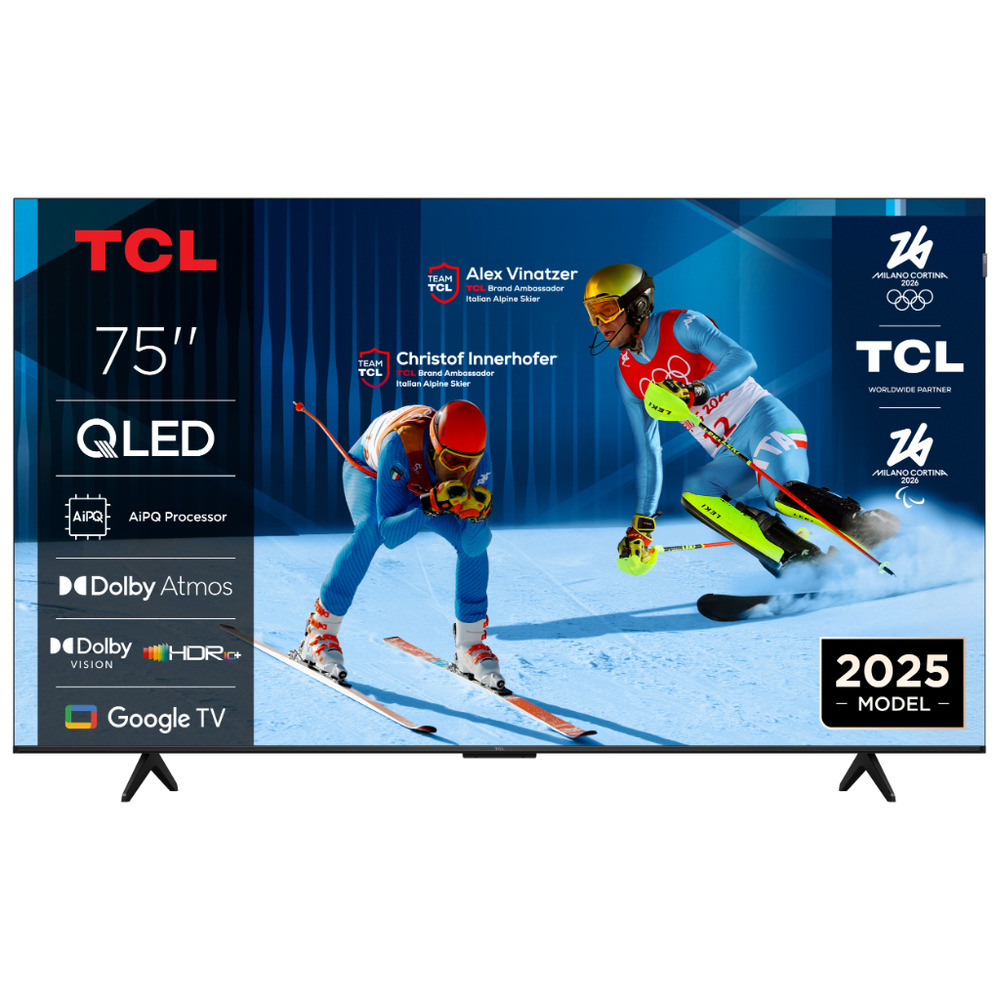 TCL 75"P7K 4K QLED TV 60HzGoogle TV; HDR multi-format;HVA Panel; Game Master; Dolby Atmos;