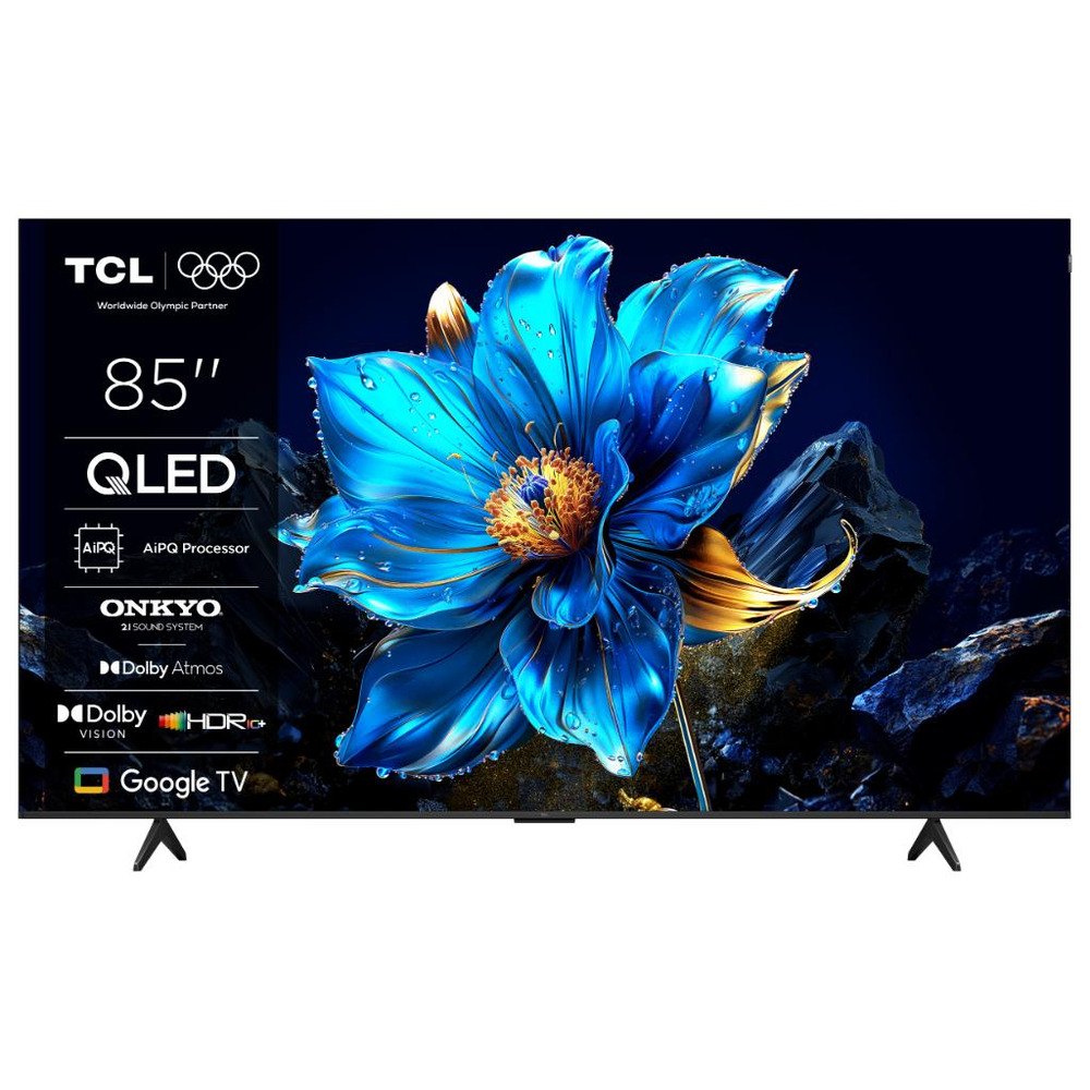 TCL 85"P7K 4K QLED TV 60HzGoogle TV; HDR multi-format;HVA Panel; Game Master; Dolby Atmos;