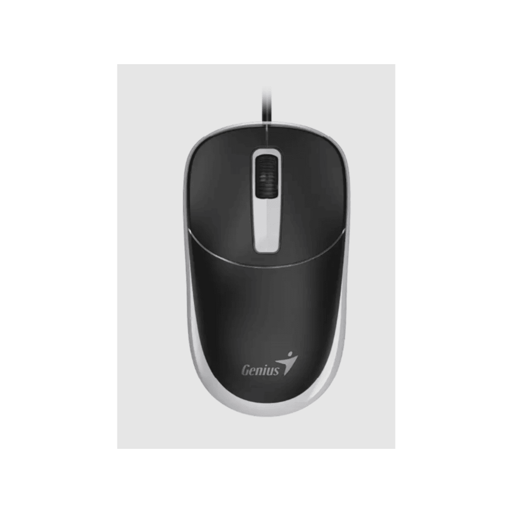 Genius miš DX-123, USB,optički, 1200 dpi, 3 tipke, crno-sivi