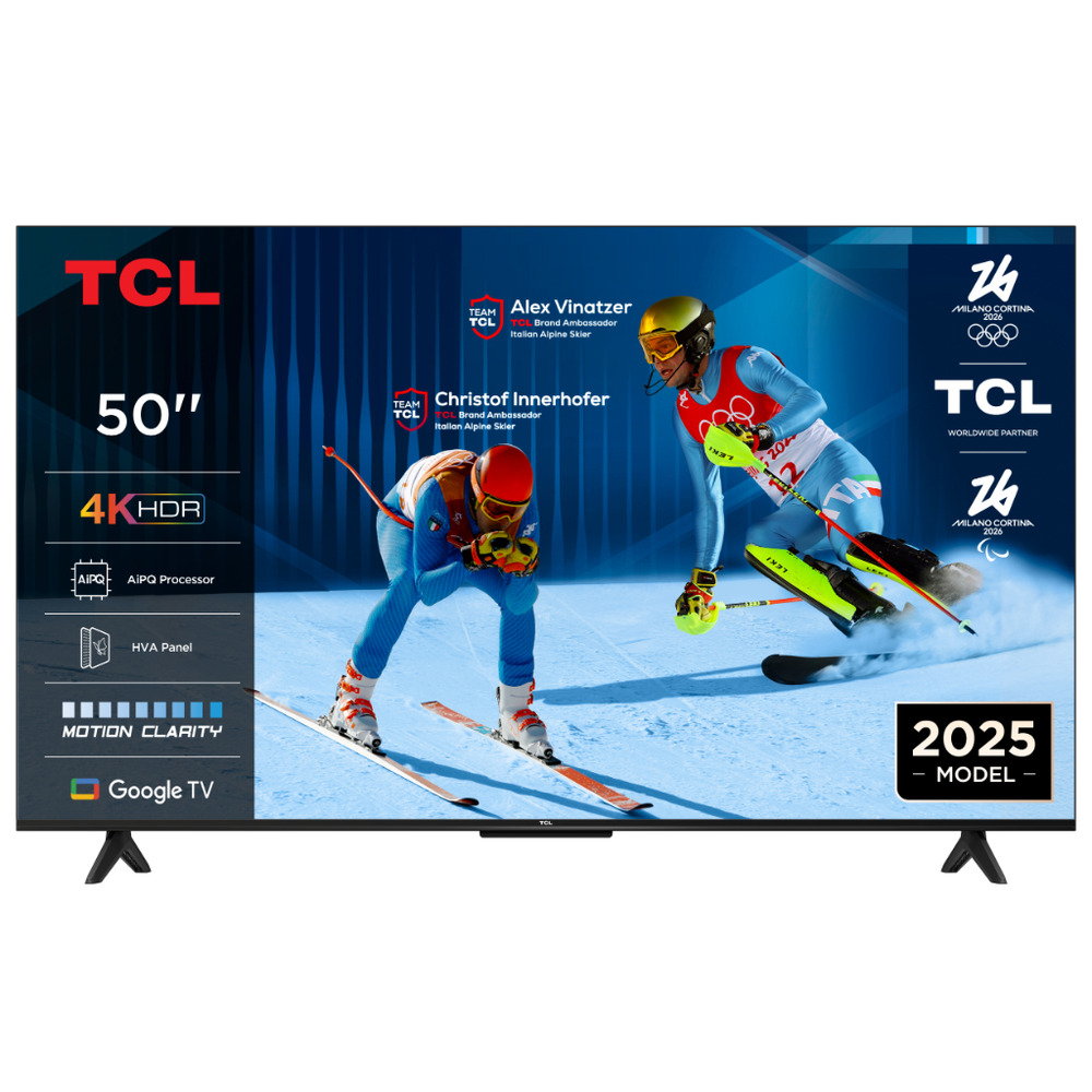TCL 50"V6C 4K TV Google OSHDR10 HVA Panel Motion ClarityDolby Audio; AiPQ Processor;