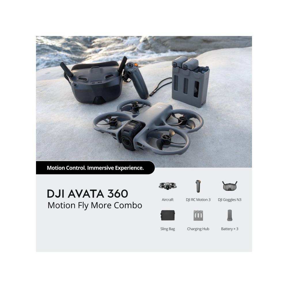 DJI Avata 360 Motion Fly More Combo sa DJI Goggles N3