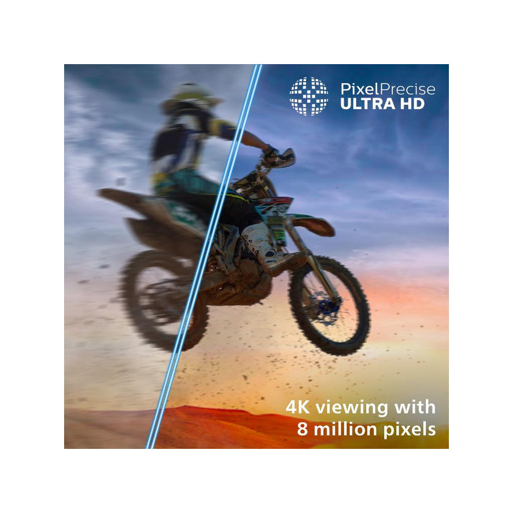 Philips 55''PUS7001 4K Titanzvuk 20W; HDMI 2.1;panel 60HZ; Pixel Precise Ultra HD